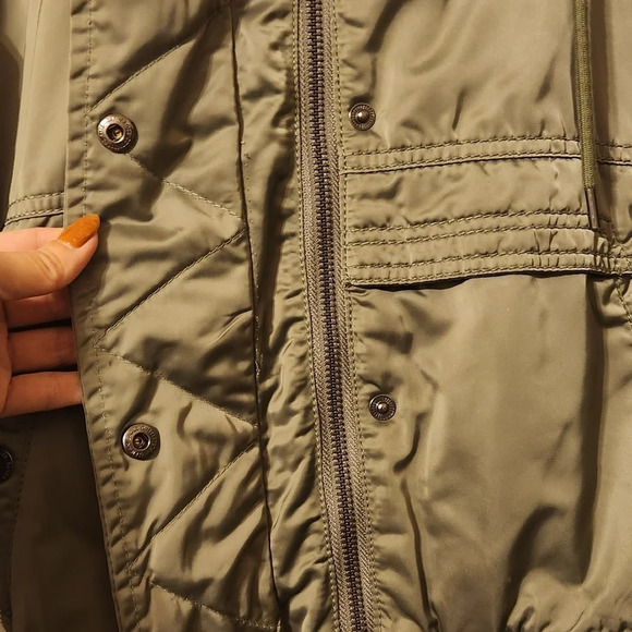 AE Fleece Lined Hooded Bomber Jacket - Picture 8 of 14